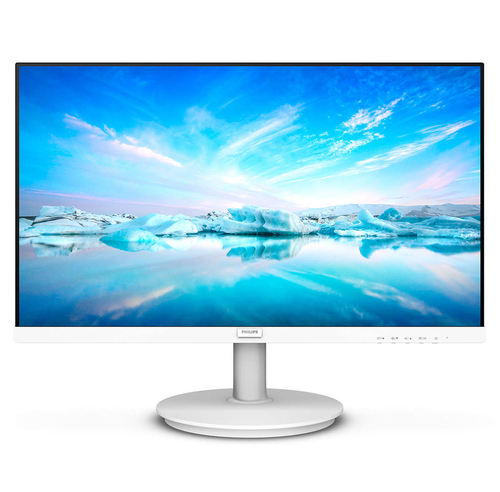 Philips V-line 271V8AW - Monitor a LED - 27" - 1920 x 1080 Full HD (1080p) @ 75 Hz - IPS - 250 cd/m² - 1000:1 - 4 ms - HDMI, VGA - altoparlanti - bianco testurizzato