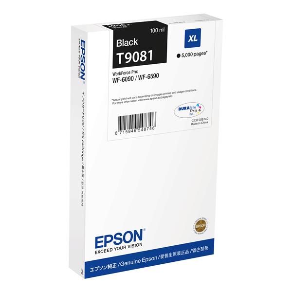 Epson T9081 - 100 ml - XL - nero - originale - scatola - cartuccia d'inchiostro