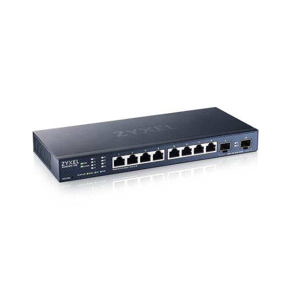 XMG1915-10E - NEBULAFLEX SWITCH WEB MANAGED 8 PORTE 2.5 MGIGABIT + 2 PORTE 10GBE SFP+ - SUPPORTO IPV6 VLAN - DESIGN SENZA VENTOLE DESKTOP