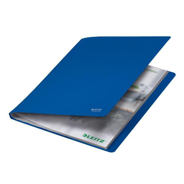 Leitz Recycle - Porta listini - 40 compartimenti - 80 viste - larghezza dorsale 16 mm - per A4 - blu