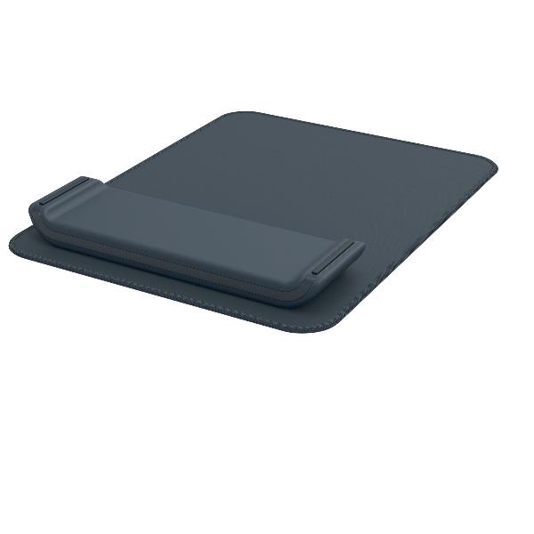 Leitz Ergo - Tappetino per mouse con poggiapolso - adjustable - grigio scuro