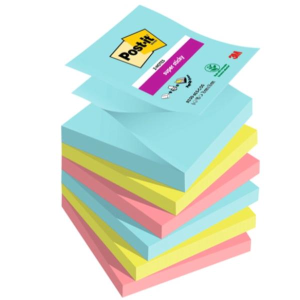 Blocco Post-it Super Sticky Z Notes - R330-6SS-COS …