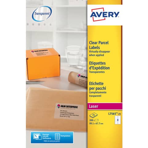 Etichetta adesiva L7565 - poliestere - permanente - …