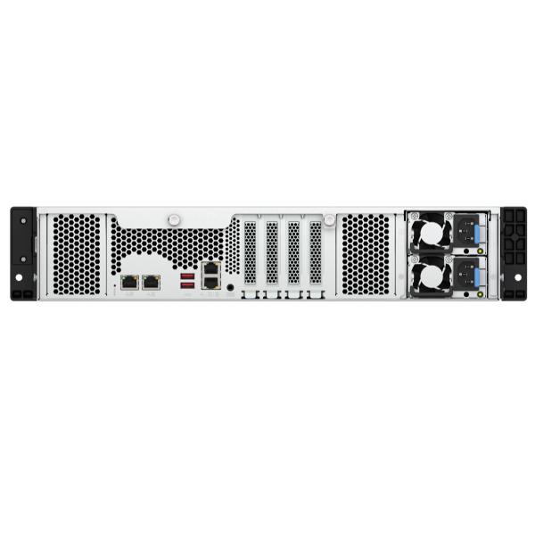 QNAP TS-H1277AXU-RP - Server NAS - 12 alloggiamenti - montabile in rack - SATA 6Gb/s - RAID RAID 0, 1, 5, 6, 10, 50, JBOD, 60 - RAM 32 GB - 2.5 Gigabit Ethernet / 10 Gigabit Ethernet - iSCSI supporto - 2U