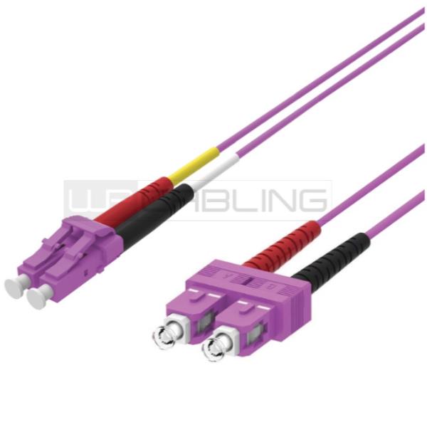 PATCH CORD 2 FIBRE 50/125 OM4 LCD/SCD CAVO …