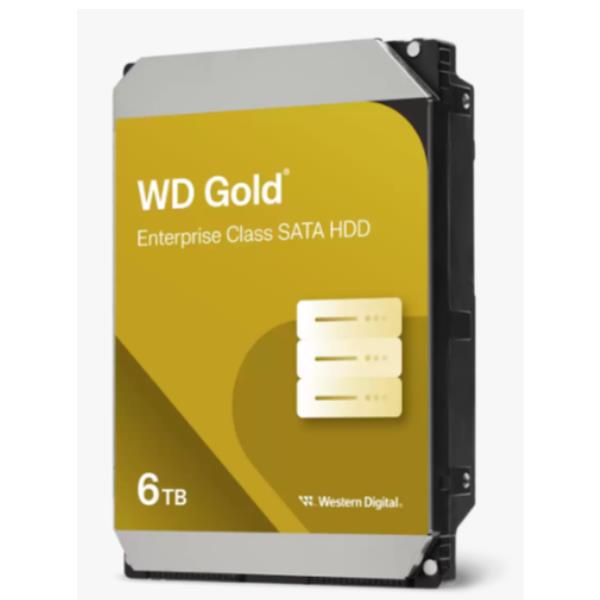 WD Gold WD6004FRYZ - HDD - Enterprise - 6 TB - interno - 3.5" - SATA 6Gb/s - 7200 rpm - buffer: 256 MB