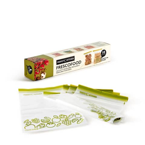 Buste per alimenti FrescoFood - large - 25,5 x 33 cm - Perfetto - conf. 10 pezzi