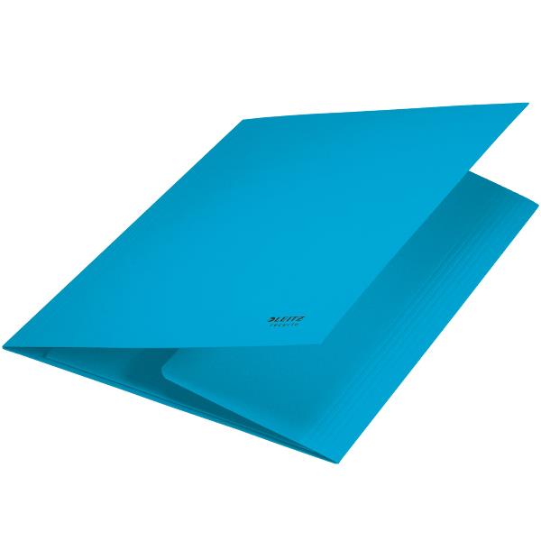 Leitz Recycle - Cartelletta a 3 lembi - per A4 - capacità 250 fogli - blu