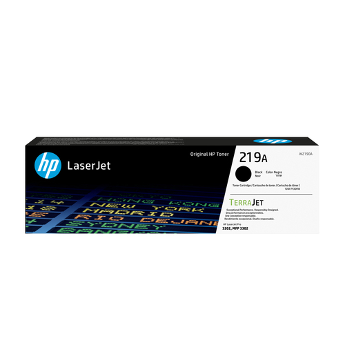 HP 219A - Nero - originale - LaserJet - cartuccia toner (W2190A) - per P/N: 499Q6F#B19, 499Q8F#B19
