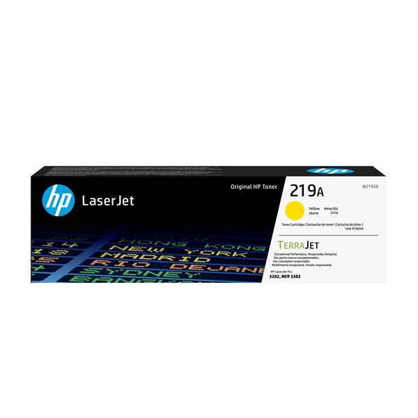 HP 219A - Giallo - originale - LaserJet - cartuccia toner (W2192A) - per P/N: 499Q8F#B19
