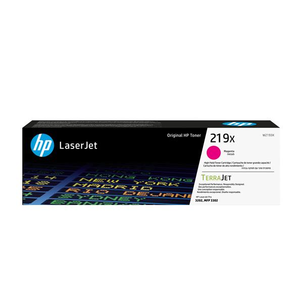 HP 219X - Alta resa - magenta - originale - LaserJet - cartuccia toner (W2193X) - per P/N: 499Q8F#B19