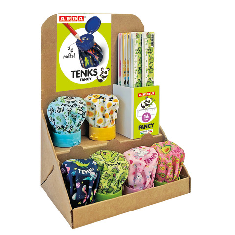 TemperamatiteTenks Fancy e Righe 16cm - colori assortiti …