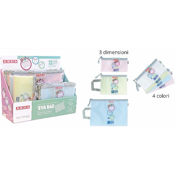 Buste con zip - 3 formati assortiti - …