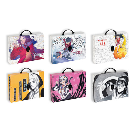 Valigetta Polionda Manga - 27 x 37,5 cm - dorso 8 cm - fantasie assortite - Favorit