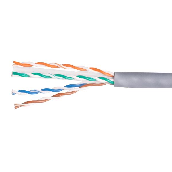 equip - Cavo bulk - 100 m - UTP - CAT 6 - senza alogeni, compatto - grigio