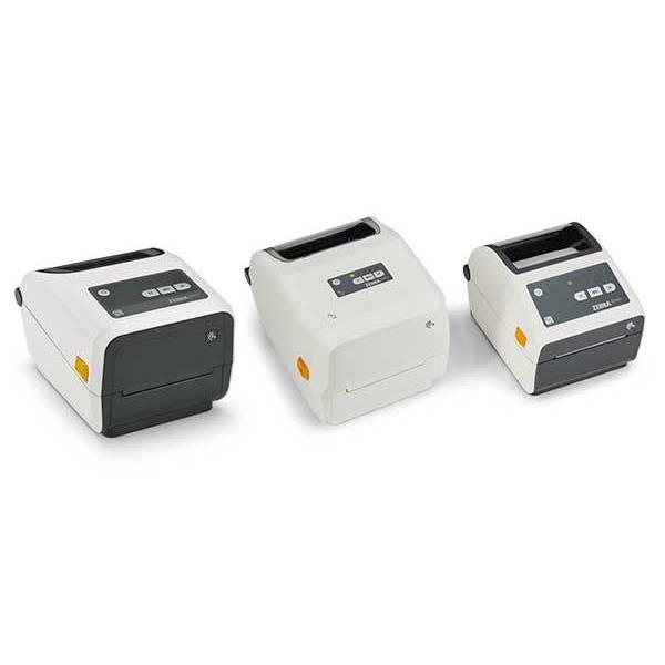 Zebra ZD421t-HC - Stampante per etichette - trasferimento termico - Rotolo (11,2 cm) - 300 dpi - fino a 102 mm/sec - USB 2.0, host USB, Wi-Fi(ac), Bluetooth 4.1 - bianco