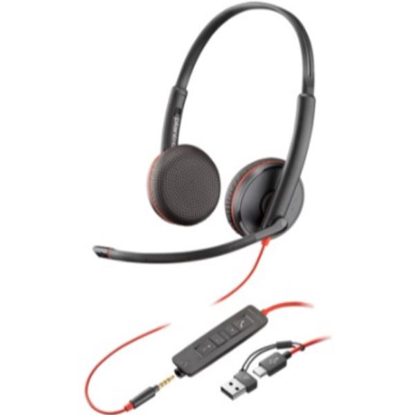 Cuffie e Auricolari - Poly Blackwire 3225 USB-CA …