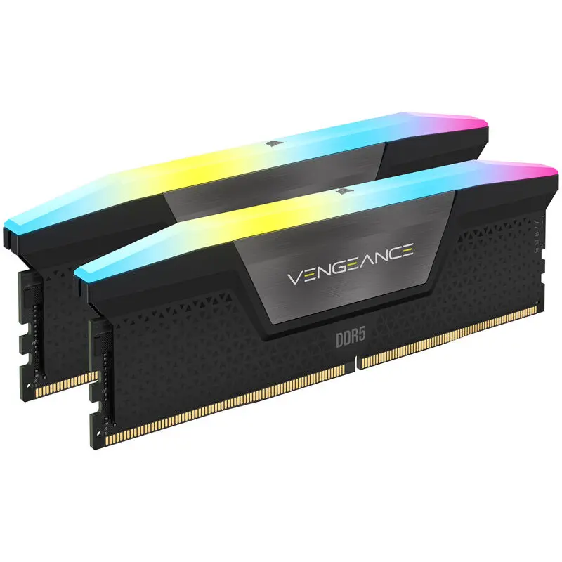 MODULI DI MEMORIA - RAM VENGEANCE RGB DDR5 32GB (2x16GB) 7200MHz C34, nero
