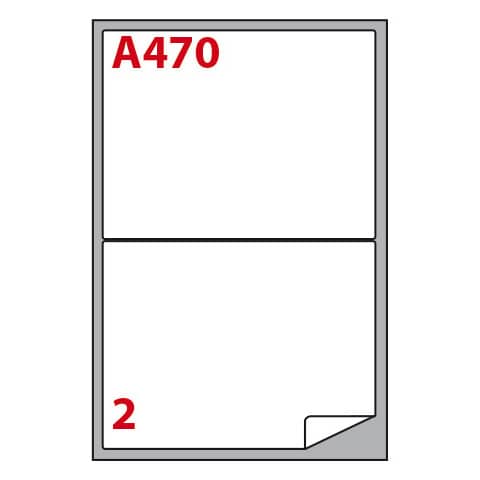 Etichette adesive A/470 - in carta - permanenti …