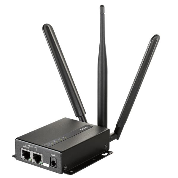 D-Link DWM-313 - Router wireless - WWAN - switch a 2 porte - 802.11b/g/n - 2,4 GHz - 3G, 4G - montaggio a parete