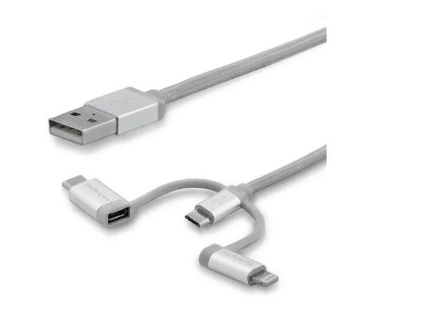 StarTech.com Cavo USB-C Multi-Carica - Lightning, USB, Micro-B …
