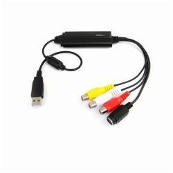 StarTech.com Cavo di acquisizione S-Video e video composito USB con supporto TWAIN (SVID2USB23) - Adattatore per acquisizione video - USB 2.0 - NTSC, SECAM, PAL - nero