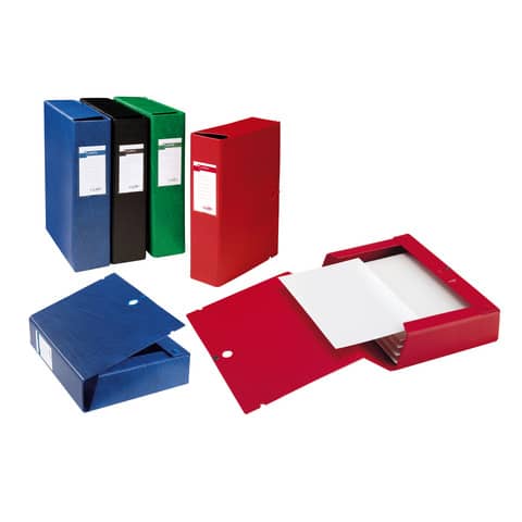 Scatola archivio Scatto - dorso 12 cm - 25 x 35 cm - blu - Sei Rota