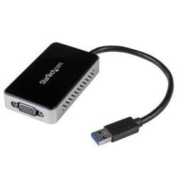 StarTech.com Adattatore scheda video esterna per più monitor USB 3.0 a VGA con hub USB a 1 porta - 1920x1200 - Adattatore video esterno - T5-302 - 16 MB DDR2 - USB 3.0 - D-Sub - nero - per P/N: MXT101MM