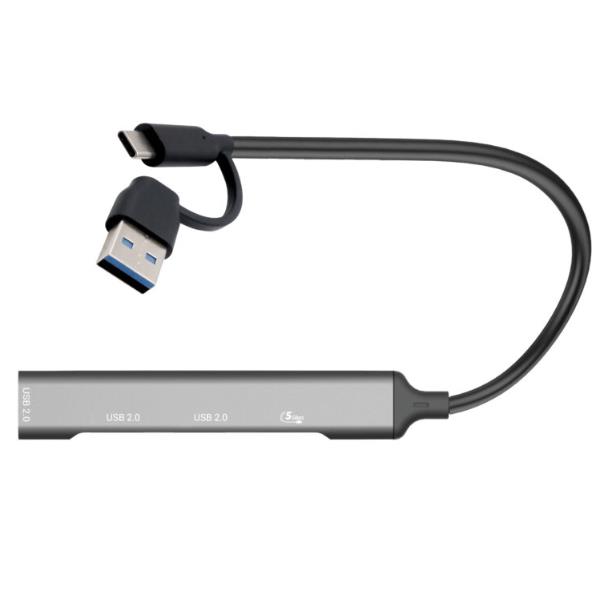 i-Tec - Hub - USB-C/USB-A, metal - 1 …
