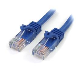 StarTech.com Cavo di rete ethernet antigroviglio RJ45 UTP Categoria 5e Cat 5e - Cavo patch da 30cm - Blu - Cavo patch - RJ-45 (M) a RJ-45 (M) - 0.3 m - UTP - CAT 5e - antiaggrovigliamento - blu - per P/N: DKT30CHVCM, DKT30CHVGPD, DKT30CHVPD2