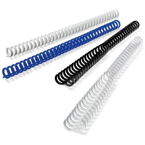 GBC ClickBind - 12 mm - 34 anelli - A4 (210 x 297 mm) - 95 fogli - trasparente satinato - 50 pezzi dorso per rilegatura con sistema Clic