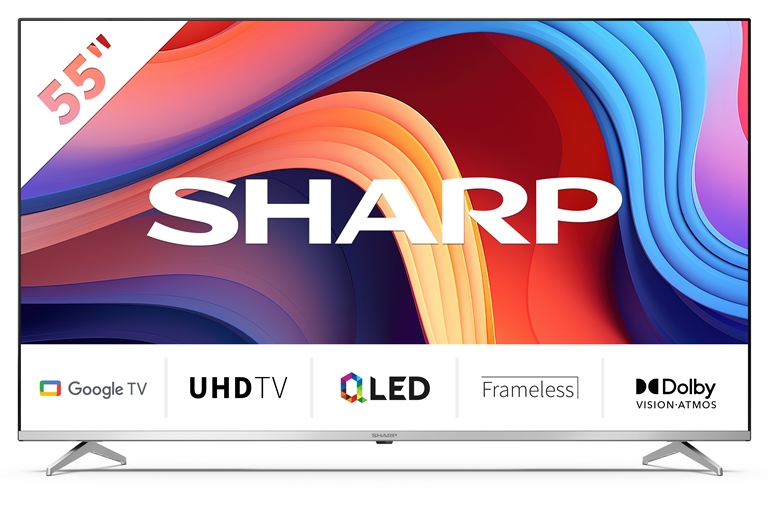 TV e Hotel TV - SHARP GOOGLE TV 55' 4K ULTRA HD QLED