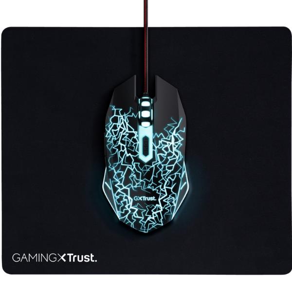 Tastiere e mouse - MOUSE GAMING E TAPPETINO PER MOUSE - NERO