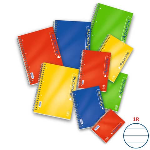 BLOCCHI QUADERNI E RUBRICHE - CF3 QUADERNO APACHE A4 1R