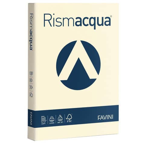 FAVINI HOME-OFFICE PROFESSIONAL Rismacqua - Avorio - A4 (210 x 297 mm) - 140 g/m² - 200 fogli carta comune