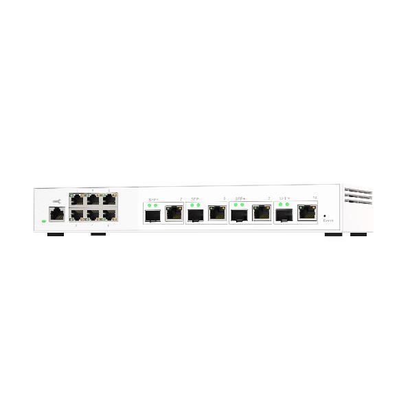 QNAP QSW-M2106-4C - Switch - gestito - 6 x 2.5GBase-T + 4 x combo 10 Gigabit SFP+/RJ-45 - desktop
