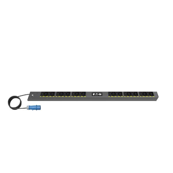 Eaton G4 - Unità distribuzione alimentazione (montabile in rack) - base - 200-240 V c.a. V - 3.7 kW - 1 fase - ingresso: IEC 60309 16A - connettori di uscita 24 (12 x IEC 60320 C13, 12 x IEC 60320 C39) - 3 m cavo - nero