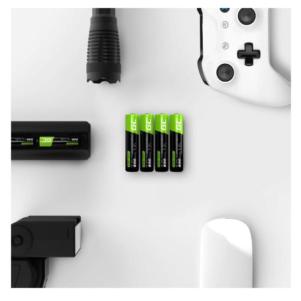 Green Cell Rechargeable - Batteria 4 x AAA …