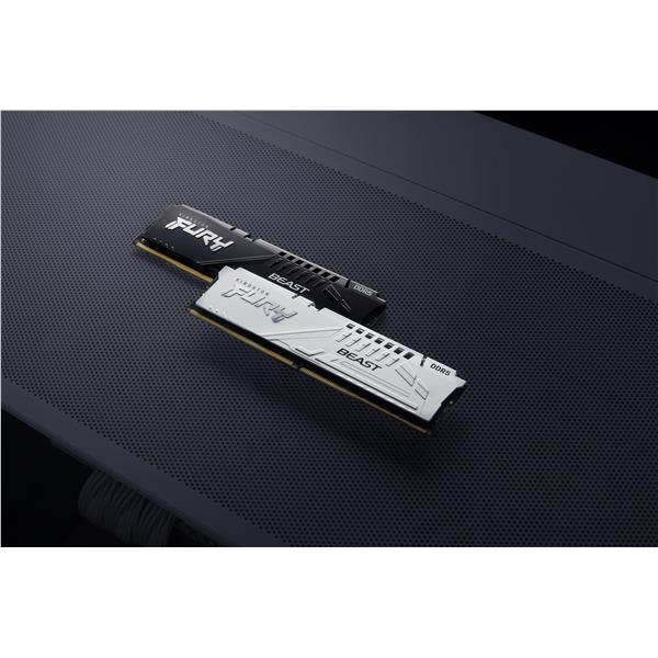 Kingston FURY Beast - DDR5 - modulo - 32 GB - DIMM 288-PIN - 6000 MHz / PC5-48000 - CL30 - 1.4 V - senza buffer - on-die ECC - nero
