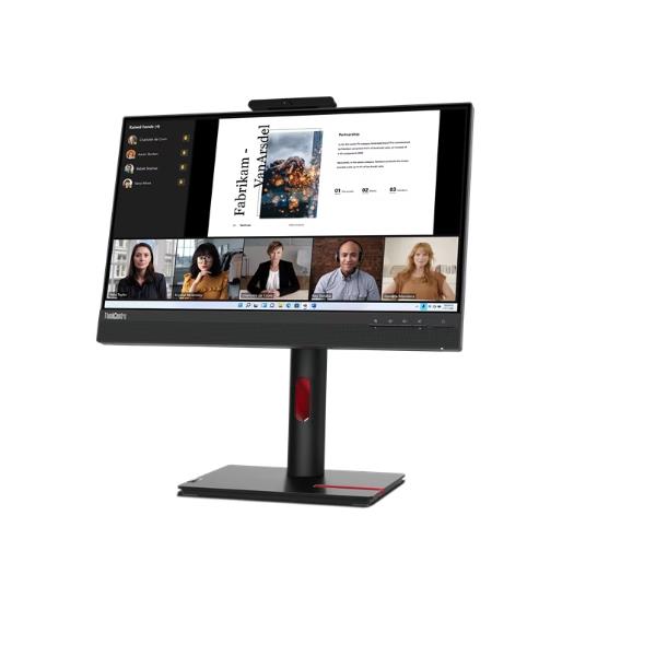 Lenovo ThinkCentre Tiny-in-One 22 Gen 5 - Monitor a LED - 22" (21.5" visualizzabile) - touchscreen - 1920 x 1080 Full HD (1080p) @ 60 Hz - IPS - 250 cd/m² - 1000:1 - 4 ms - HDMI, DisplayPort - altoparlanti - nero corvino