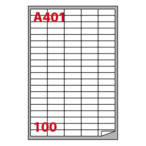 Etichette adesive A/401 - in carta - permanenti …