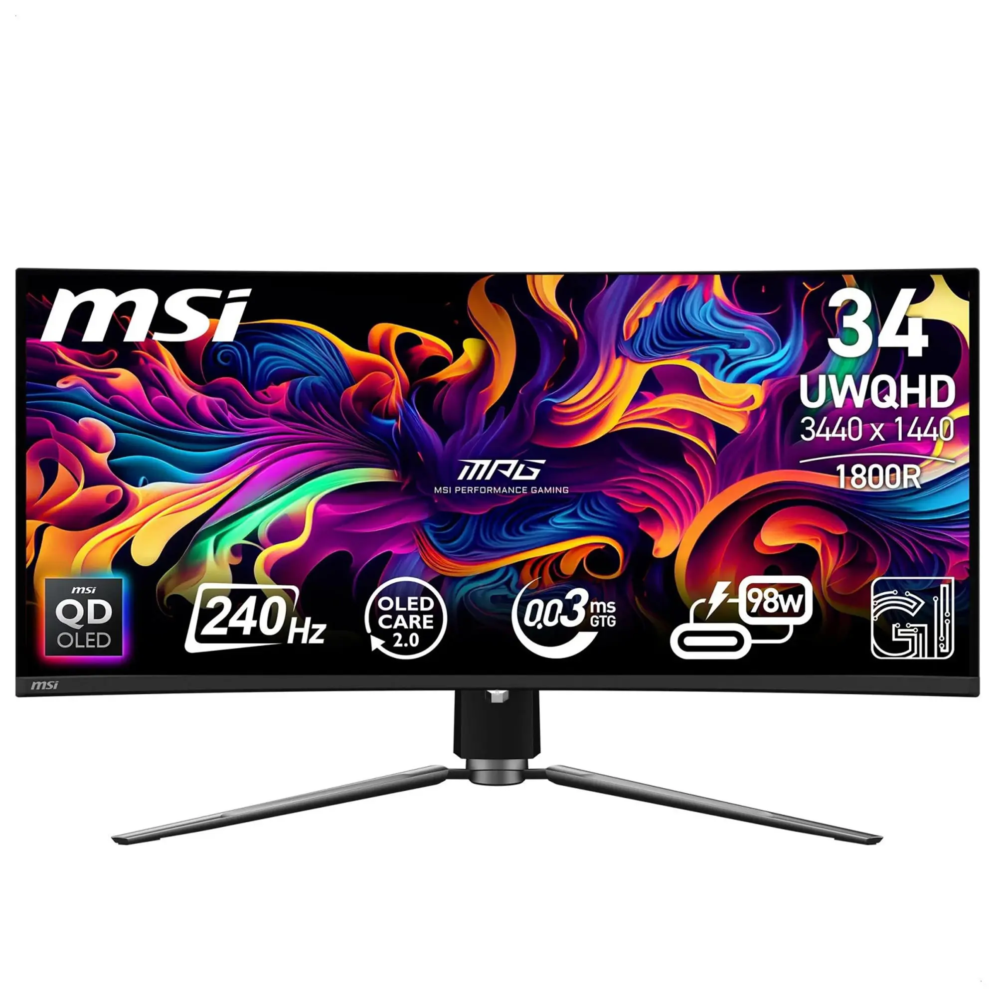 Monitor Desktop - MPG 341CQPX QD-OLED