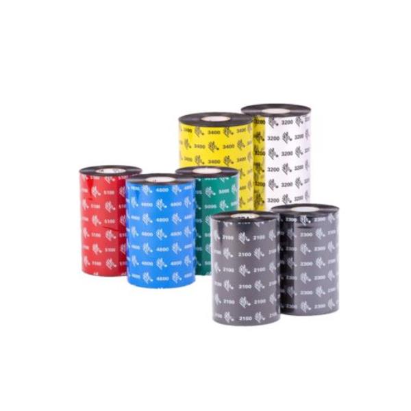 Zebra 2100 High Performance - Nero - 80 mm x 450 m - ricarica nastro inchiostrato per stampante (trasferimento termico) (pacchetto di 12) - per PAX 110, 170; S Series 105, 160; Xi Series 110, 140, 170, 220, 90, 96; Z Series Z4Mplus