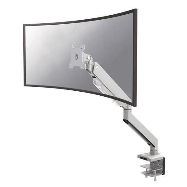 Neomounts NM-D775 - Kit montaggio - video full-motion - per display LCD - argento - dimensione schermo: 10"-32" - installabile con morsetto, rondella, montabile su desk