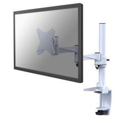 Neomounts FPMA-D1330 - Kit montaggio - video full-motion - per display LCD - bianco - dimensione schermo: 10"-30" - installabile con morsetto, rondella, montabile su desk