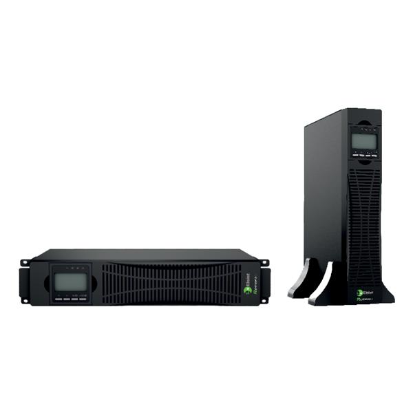 Naicon REVERSO 1000 VA 1000 W CON 325 MM. DI PROF. ON LINE CON DISPLAY LCD RACKTOWER