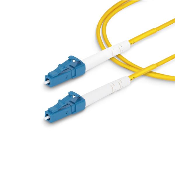 StarTech.com 10m (32.8ft) LC to LC (UPC) OS2 Single Mode Simplex Fiber Optic Cable, 9/125µm, Laser Optimized, 40G/100G, Bend Insensitive, Low Insertion Loss - LSZH Fiber Patch Cord (SPSMLCLC-OS2-10M) - Cavo patch - modalità singola LC/UPC (M) a modalità singola LC/UPC (M) - 10 m - 2 mm - fibra ottica - simplex - 9 / 125 micron - OS1/OS2 - senza alogeni, passivo, bidirezionale - giallo