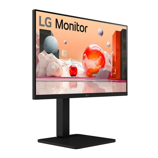 LG 24BA550-B - Monitor a LED - 24" (23.8" visualizzabile) - 1920 x 1080 Full HD (1080p) @ 100 Hz - IPS - 250 cd/m² - 1300:1 - 5 ms - HDMI, VGA, DisplayPort - altoparlanti - nero