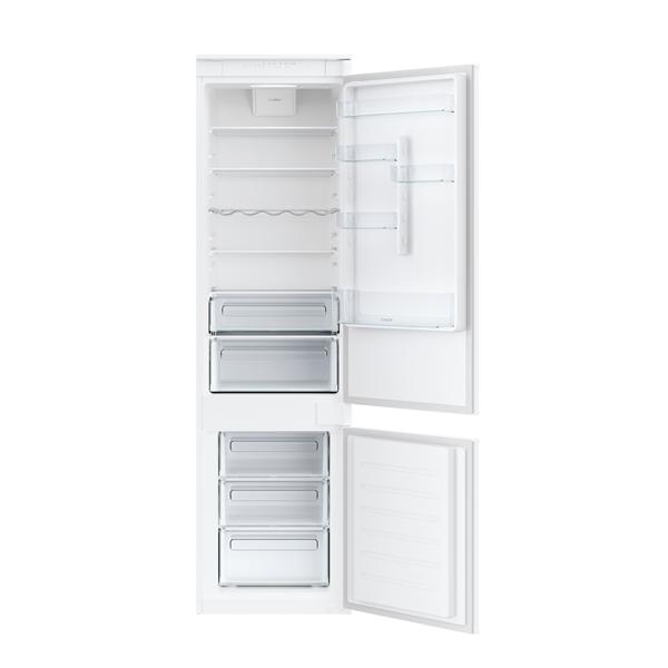 Candy frigorifer a 2 porte, a incasso, classe E, bianco