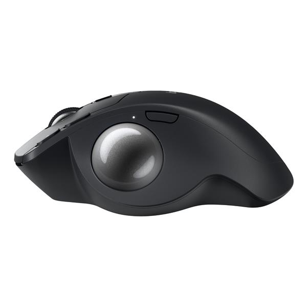 Logitech Ergo Series MX Ergo S - Trackball - avanzato - ergonomico - ottica - 8 pulsanti - senza fili - Bluetooth, 2.4 GHz - ricevitore USB Logitech Logi Bolt - grafite